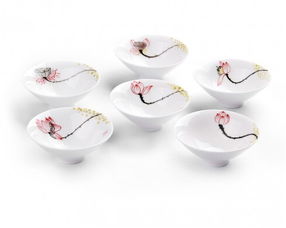 陶瓷茶具功夫茶杯 五彩禅莲手绘茶杯 纯手工 堆糖,美好生活研究所