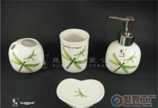批发陶瓷乳液瓶、牙刷牙膏架、肥皂盘、漱口杯、卫浴用具_家居家具_世界工厂网中国产品信息库
