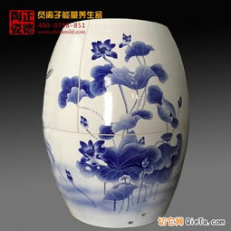 供应岩宝石陶瓷养生瓮 青花瓷养生瓮