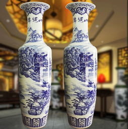 酒店大厅摆件大花瓶 景德镇大花瓶生产厂家 陶瓷花瓶图片