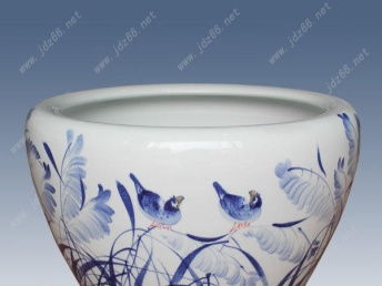 图 家居用品陶瓷养鱼缸订制厂家 景德镇陶瓷礼品厂家 北京艺术品 收藏品