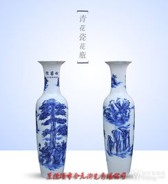 乔迁新居礼品大花瓶 清明上河图陶瓷花瓶