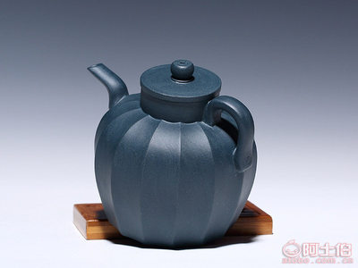 【清风阁紫砂宜兴原矿正品名家全手工筋纹酒壶墨绿泥厂家批发定制】宜兴市丁蜀镇清风阁陶瓷经营部 - 产品库